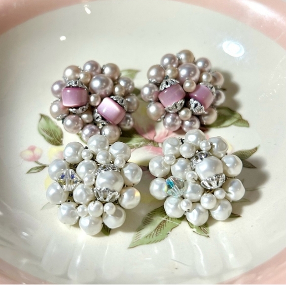 Vintage Earring and Brooch Bundle | Japan | Limoges - Picture 3 of 14